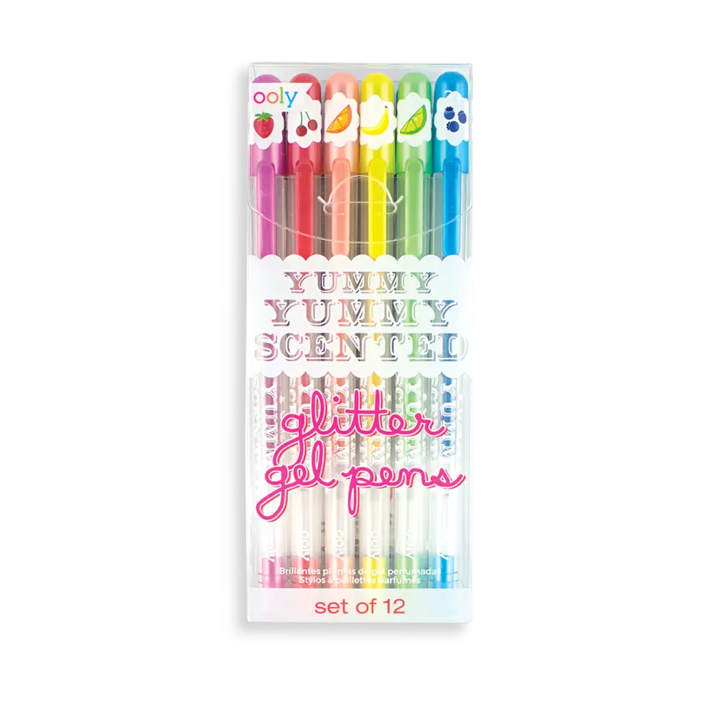 OOLY YUMMY SCENTED GLITTER GEL PEN-SET OF 12