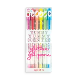 OOLY YUMMY SCENTED GLITTER GEL PEN-SET OF 12