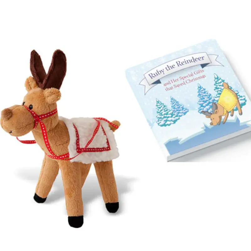 ELF MAGIC RUBY REINDEER & BOOK SET