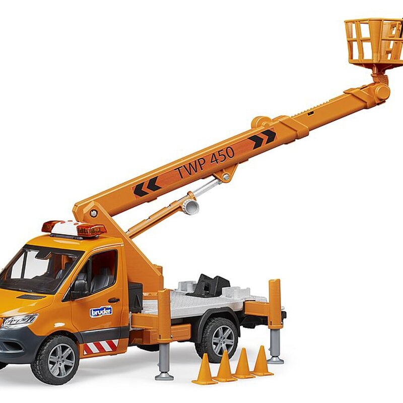 BRUDER MB SPRINTER SERVICE TRUCK/CRANE