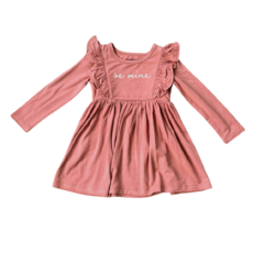 BABY SPROUTS GIRLS RUFFLE DRESS