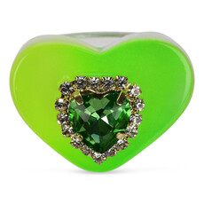 ISCREAM JEWEL HEART RING SET-4