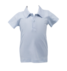 THE PROPER PEONY BOYS PIMA SOLID SKY BLUE POLO