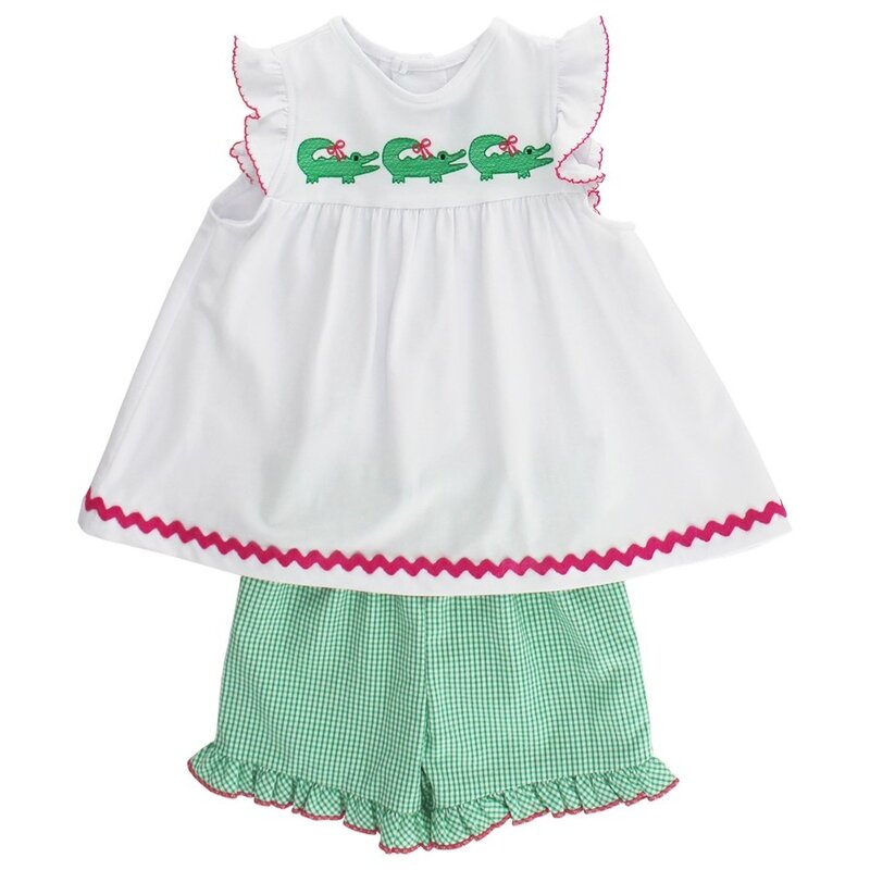 BAILEY BOYS GIRLS ALLIGATOR TALES, SHORT SET