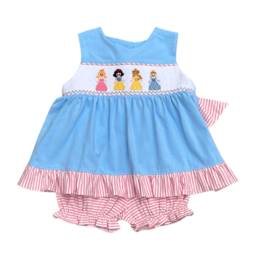 BANANA SPLIT PRINCESS SMOCKED BLOOMER SET