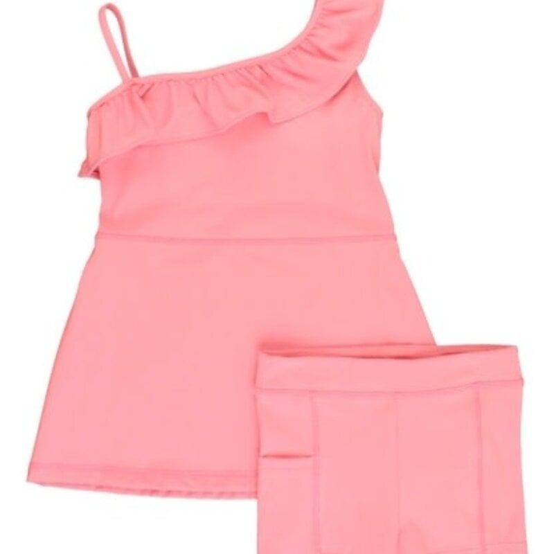 RuffleButts Active Tennis Dress and Bike Short Set