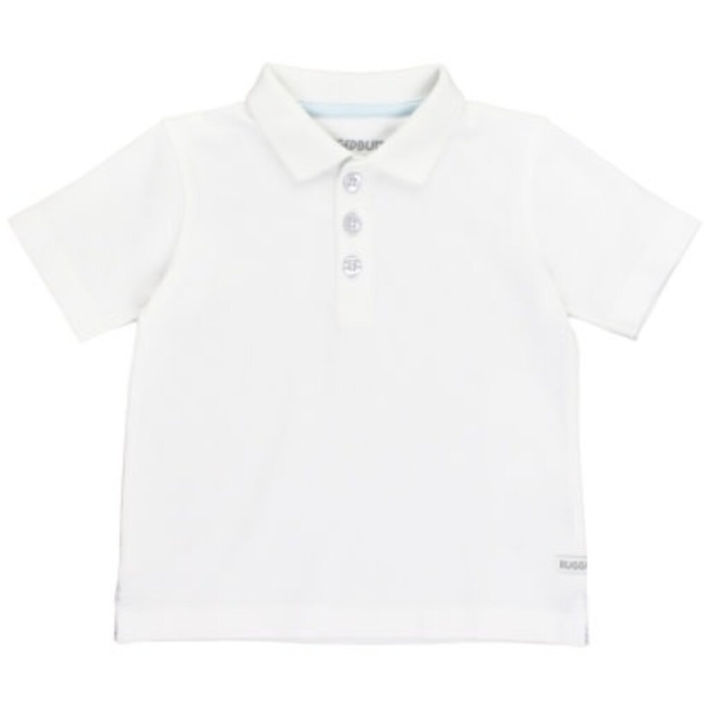 RuffleButts Pique Short Sleeve Polo Shirt