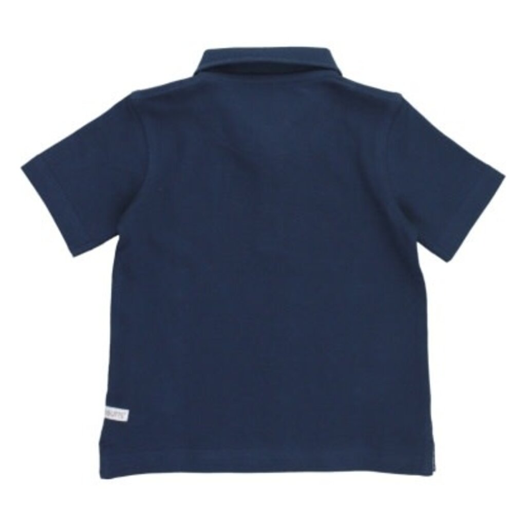 RuffleButts Pique Short Sleeve Polo Shirt