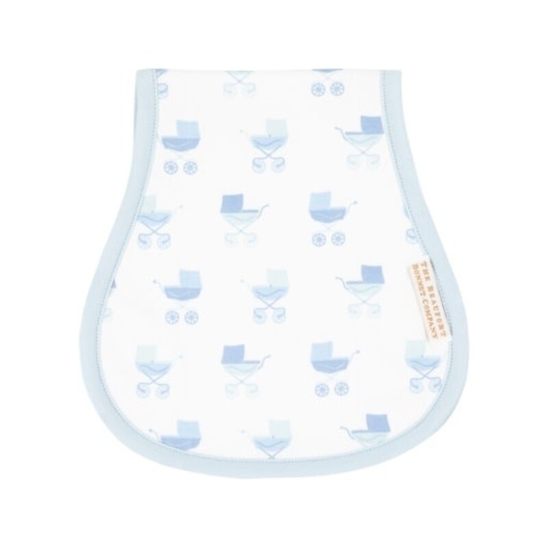 THE BEAUFORT BONNET COMPANY OOPSIE DAISY BURP CLOTH - PRAM PARADE (BOY)