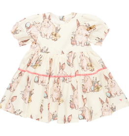 PINK CHICKEN GIRLS MARIBELLE DRESS-BUNNY FRIENDS