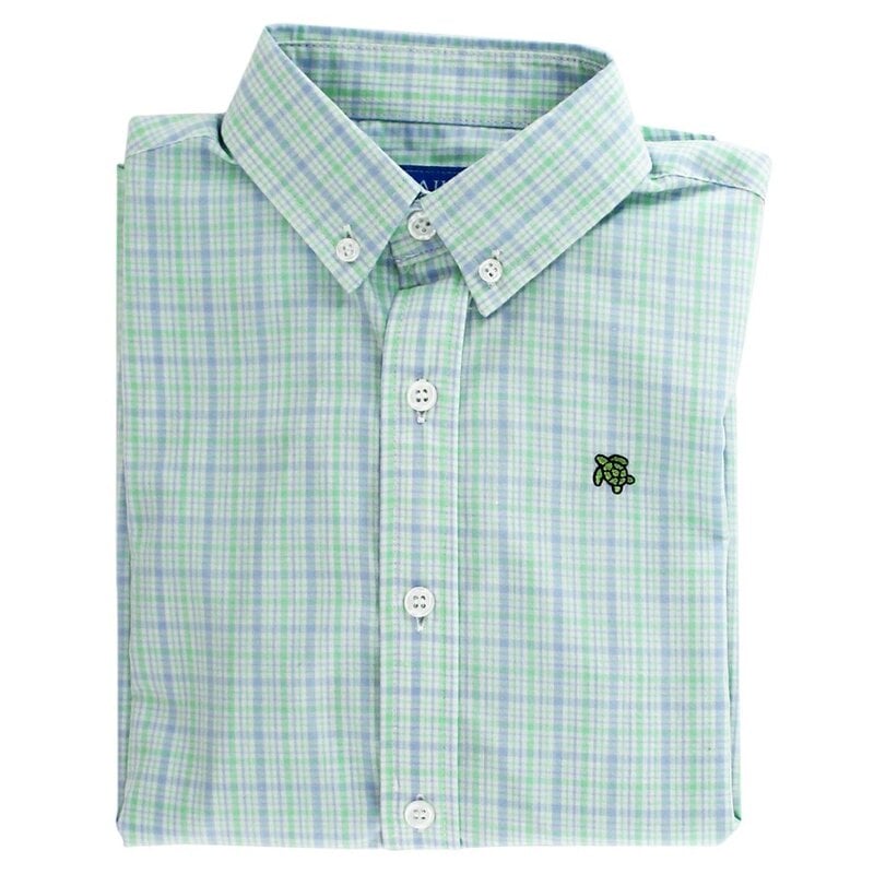 J.BAILEY BUTTON DOWN SHIRT, SAWGRASS