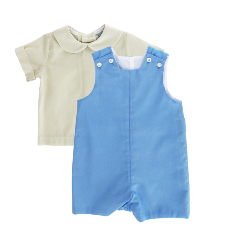 BAILEY BOYS HERITAGE BLUE, JOHN JOHN & PIPED SHIRT