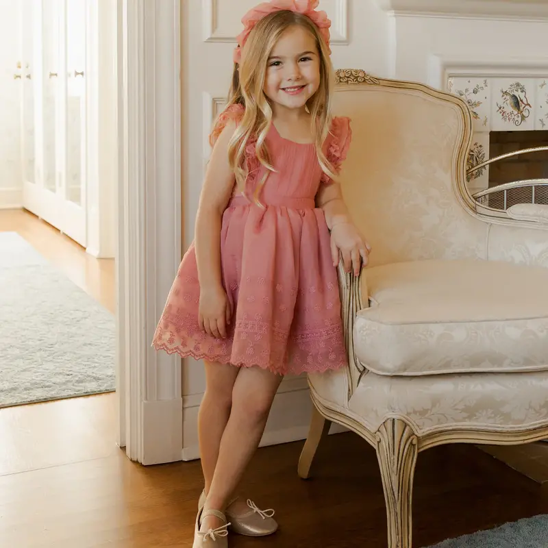 Rylee + Cru Inc. PROVENCE DRESS || LIPSTICK