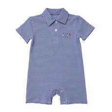 ITSY BITSY FISHING LURES POLO ROMPER
