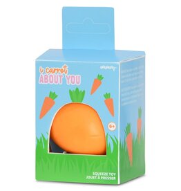 ISCREAM GLITTER CARROT SQUEEZE TOY