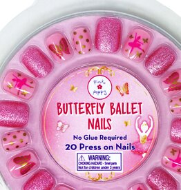 BUTTERFLY BALLET PRESS ON NAIL