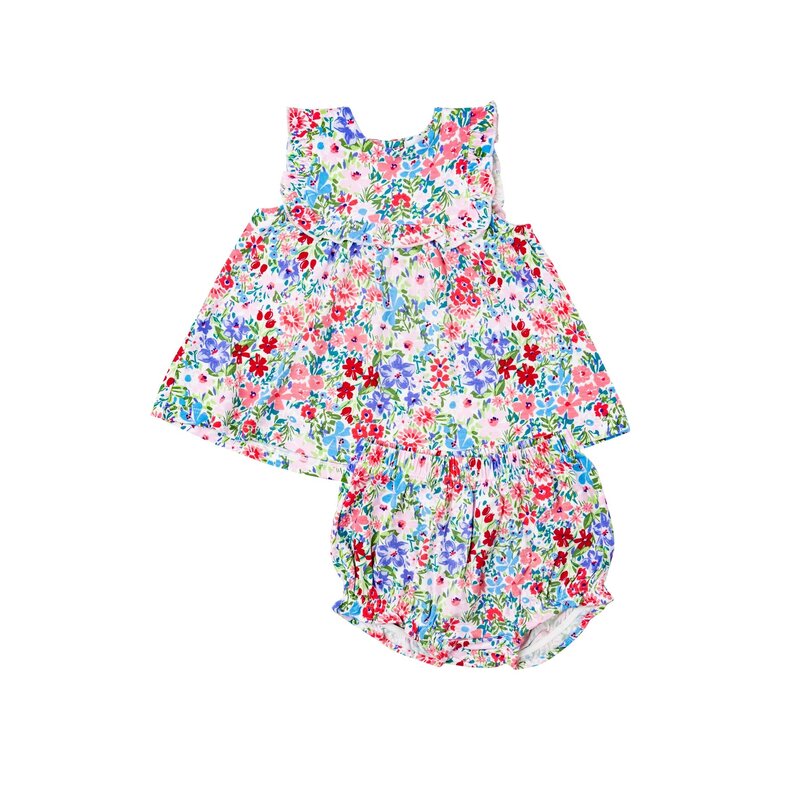 ANGEL DEAR RUFFLE TOP & BLOOMER - LONDON FLORAL