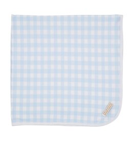 THE BEAUFORT BONNET COMPANY BABY BUGGY BLANKET - BUCKHEAD BLUE GINGHAM/WAW