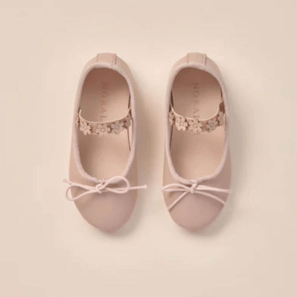 Noralee T-Strap Ballet Flats - Rose