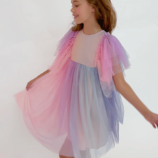 LOLA AND THE BOYS COTTON CANDY DREAM TULLE DRESS
