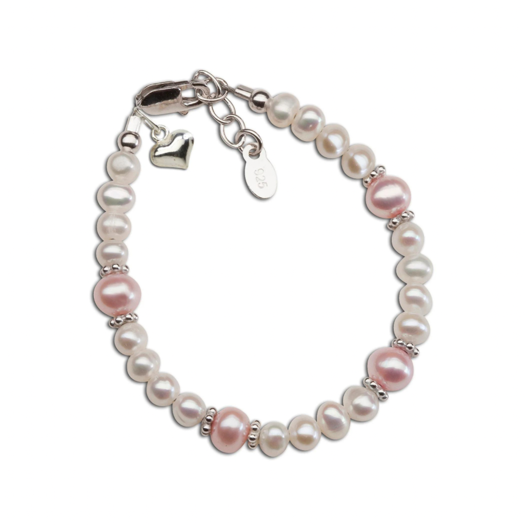 CHERISHED MOMENTS TC-MIRANDA-SS PK PEARL BRACELET