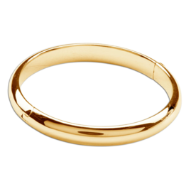 CHERISHED MOMENTS CLASSIC GOLD BANGLE
