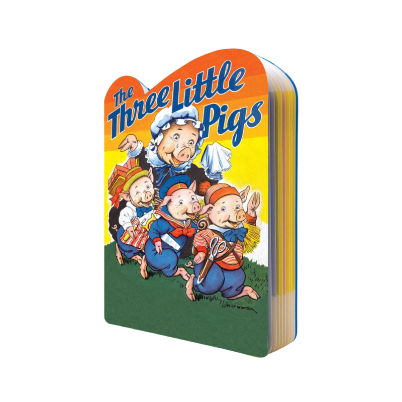 LAUGHING ELEPHANT BOOKS THE THREE LITTLE PIGS-SHAPE BOOK