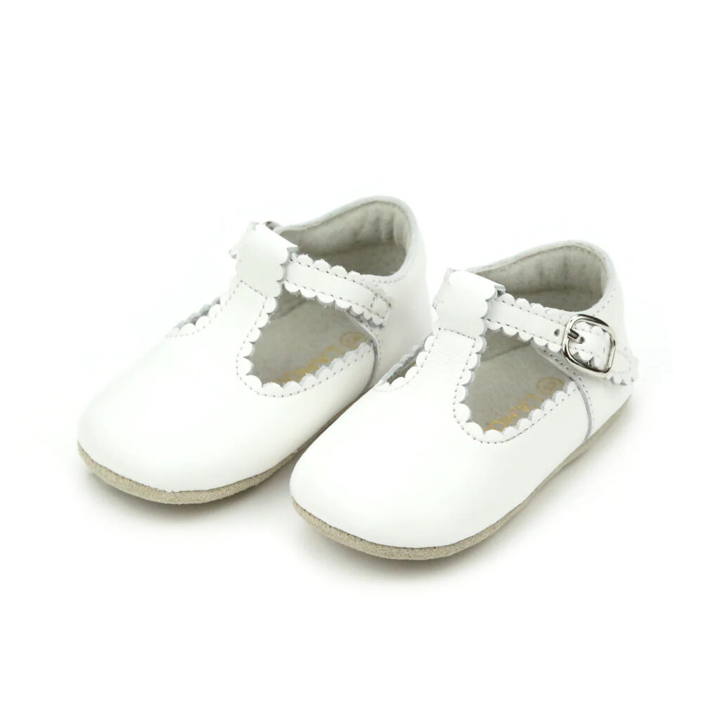 LAMOUR ELODIE SCLLPD T-BAR MJ - WHITE