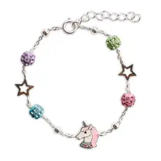 CHERISHED MOMENTS STRDST UNICORN BRACELET