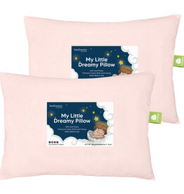 KEABABIES 13X18 2PK TODDLER PILLOWS/MIST PINK