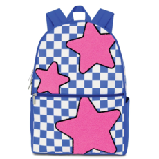 ISCREAM STAR CHECKERED BACKPACK