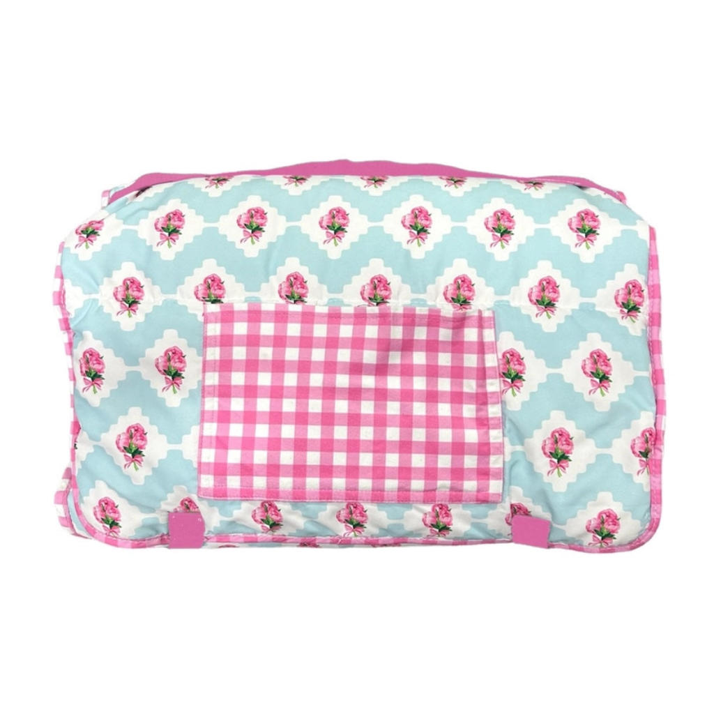 SUGAR BEE CLOTHING GIRLS NAP MAT - PEONY BOUQUET