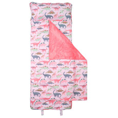 STEPHEN JOSEPH ALL-OVER PRINT NAP MAT - PINK DINO
