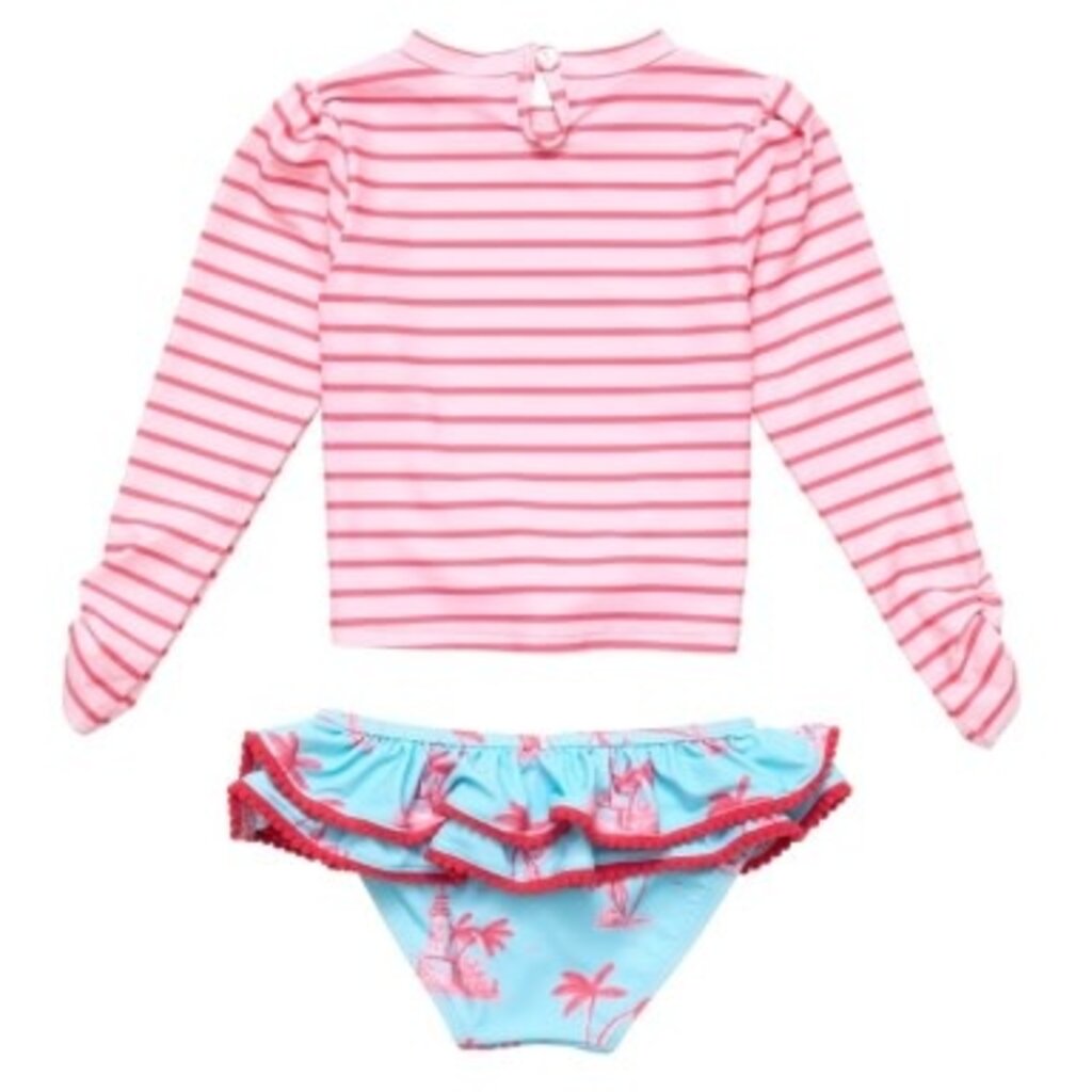 SNAPPER ROCK LIGHTHOUSE ISLAND SUSTAINABLE LS RUFFLE SET