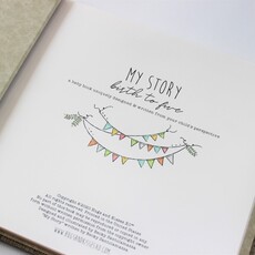 BABY MEMORY BOOK - HOT AIR BALLOON ANIMALS