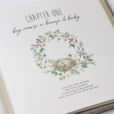 BABY MEMORY BOOK - HOT AIR BALLOON ANIMALS
