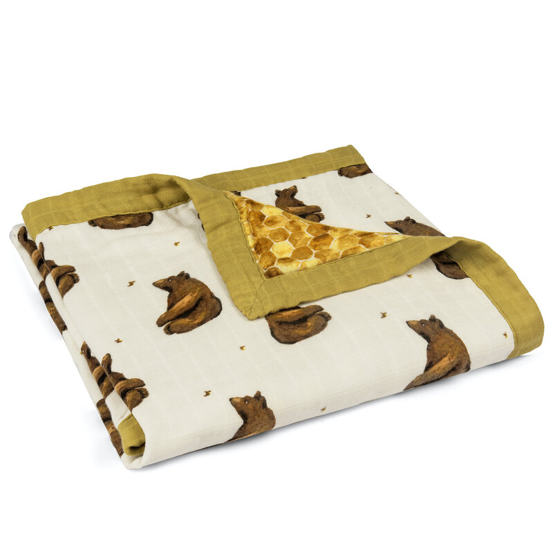 MILKBARN BAMBOO BIG LOVEY - HONEY BEAR