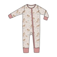 ANGEL DEAR Pretty Ponies - 2 Way Zipper Romper