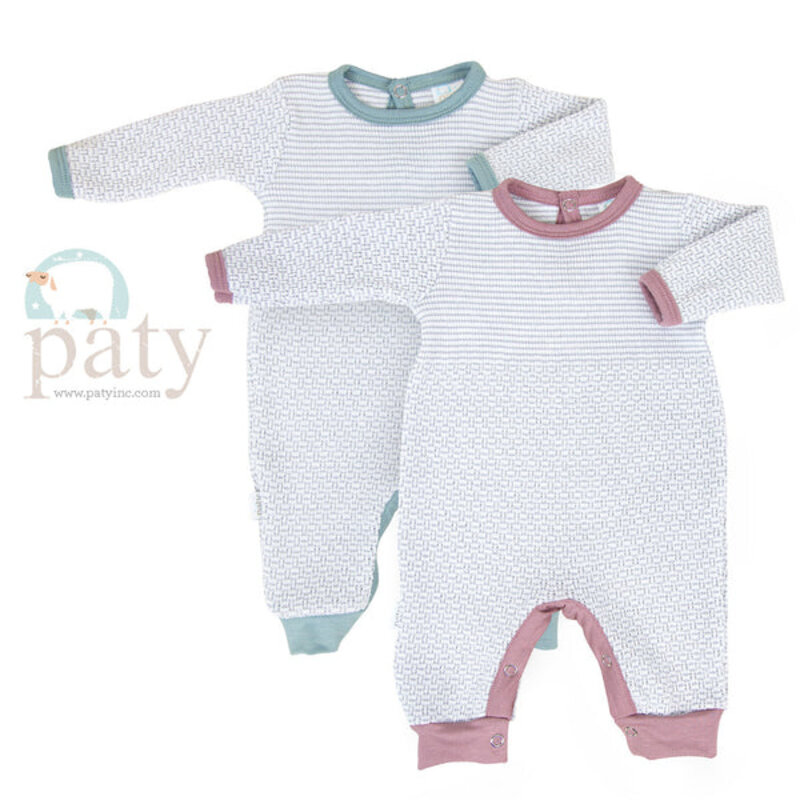 PATY LS ROMPER, PIMA TRIM