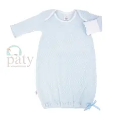 PATY OVERLAP SHOULDER GOWN W/BOW