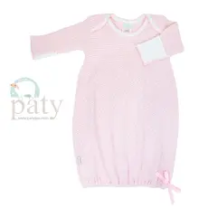 PATY OVERLAP SHOULDER GOWN W/BOW