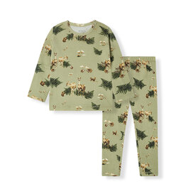 MILKBARN ORGANIC COTTON LS PAJAMA SET