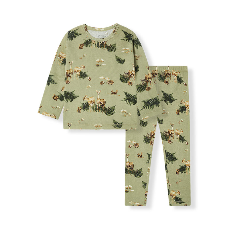 MILKBARN ORGANIC COTTON LS PAJAMA SET