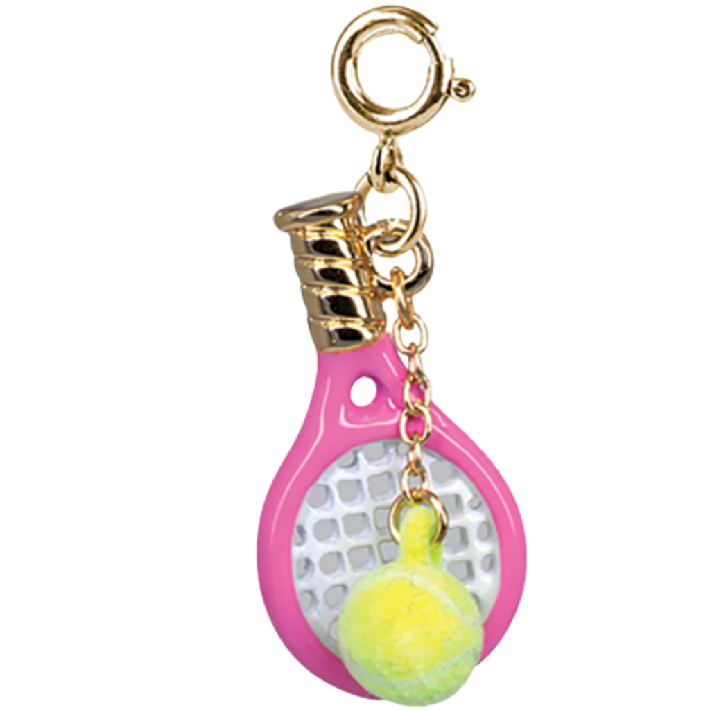 CHARM IT! GOLD TENNIS RACQUET CHARM