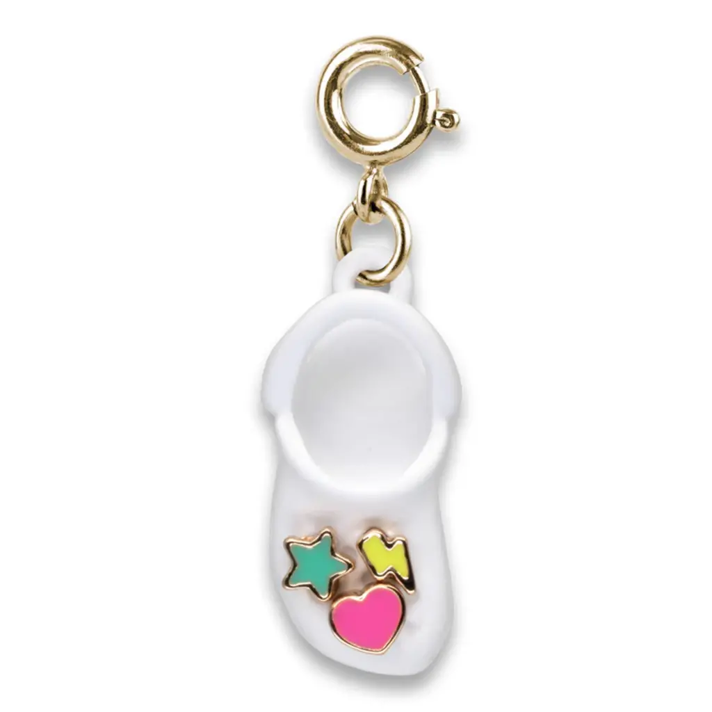 CHARM IT! GOLD RUBBER CLOG CHARM