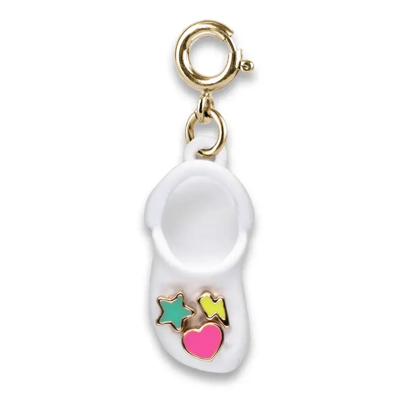 CHARM IT! GOLD RUBBER CLOG CHARM