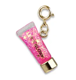 CHARM IT! GOLD GLITTER LIP GLOSS CHARM