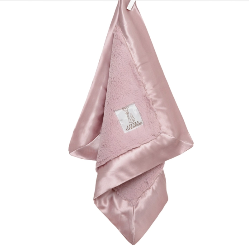 LITTLE GIRAFFE LUXE BLANKY - DUSTY PINK