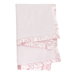 LITTLE GIRAFFE CHENILLE SATIN BLANKET