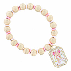 JANE MARIE Kids Multi Enamel Ballerina Slippers Bracelet